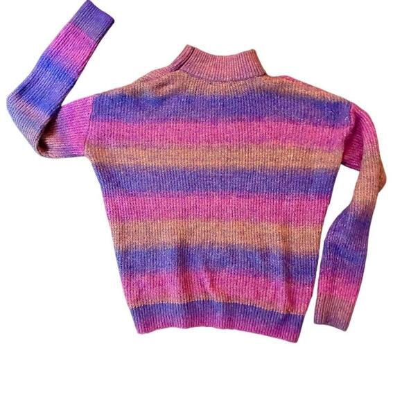 Belle by Belldini Multicolor Knit Sweater Size L - Picture 5 of 6